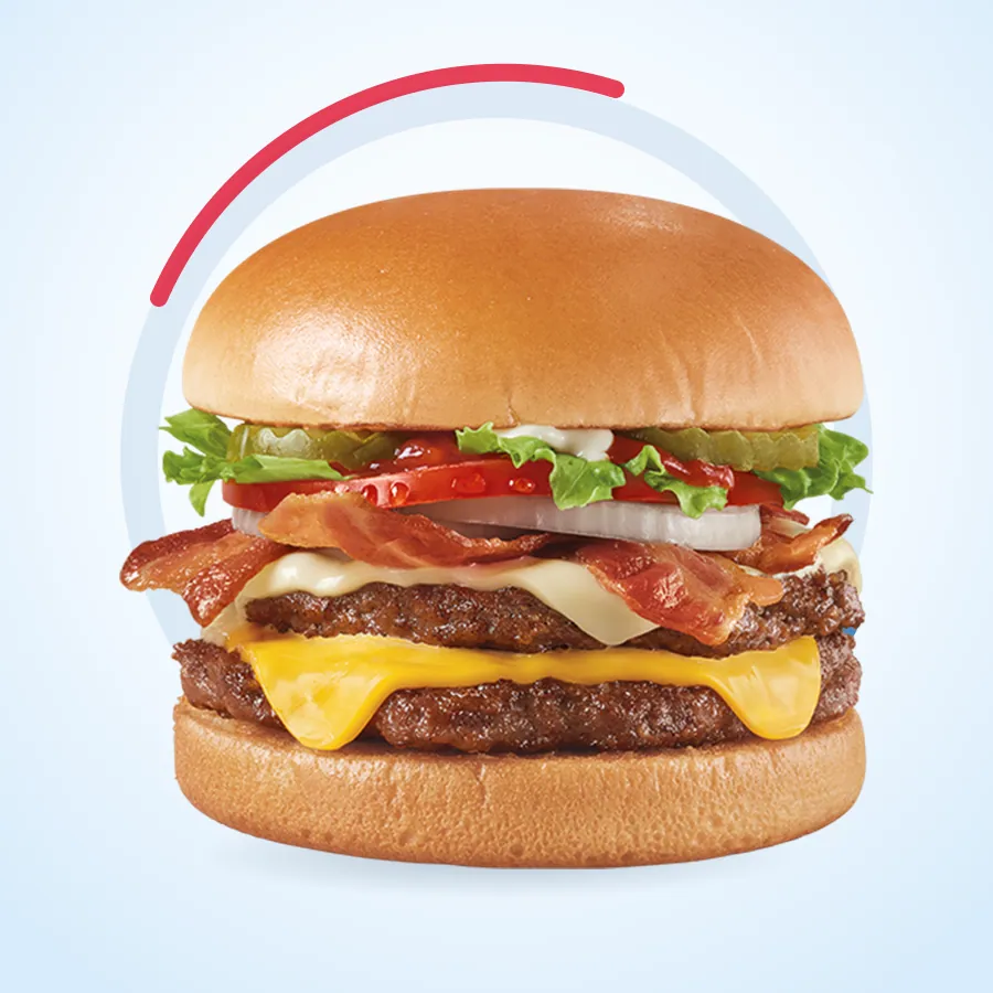 Bacon Cheese Deluxe Stackburger on the Dairy Queen menu