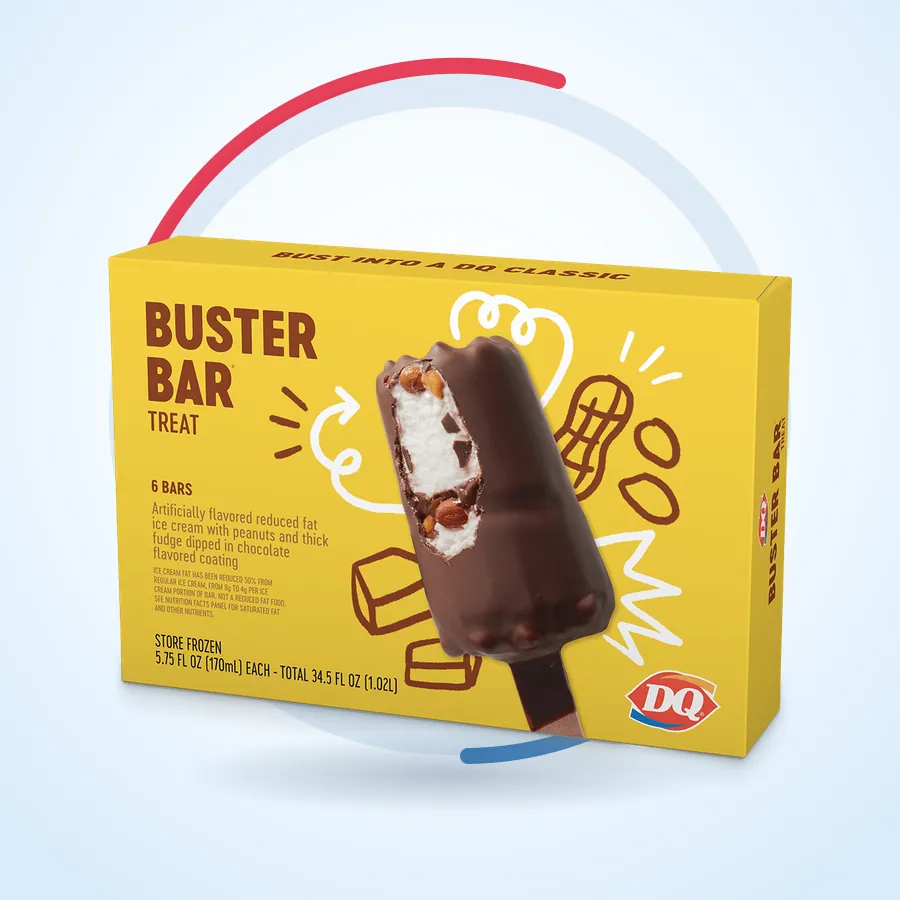 Buster Bar on the Dairy Queen menu