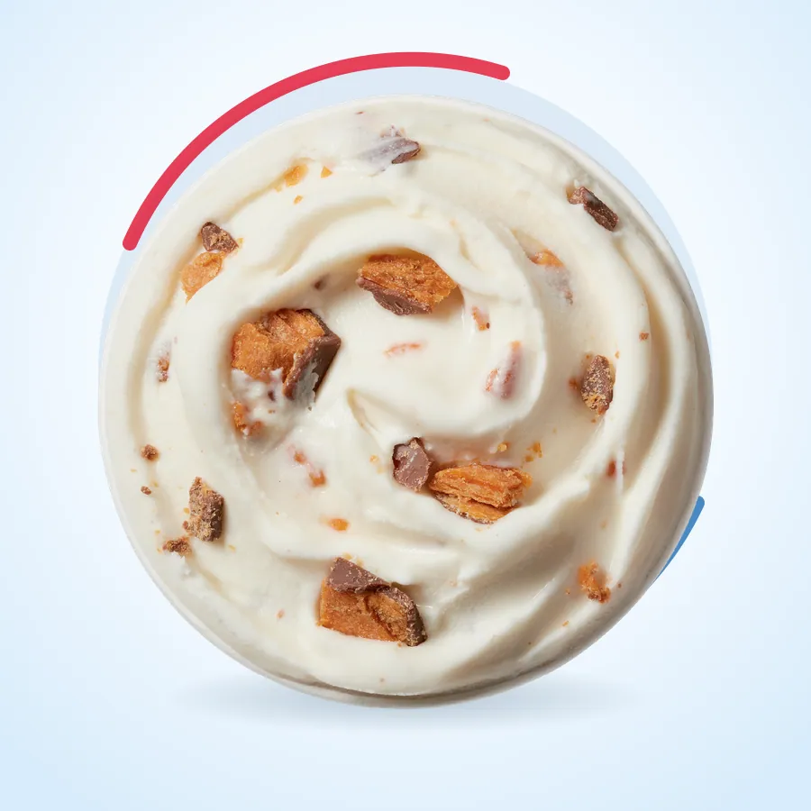 Butterfinger Blizzard on the Dairy Queen menu