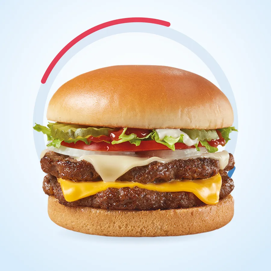 Cheese Deluxe Stackburger on the Dairy Queen menu