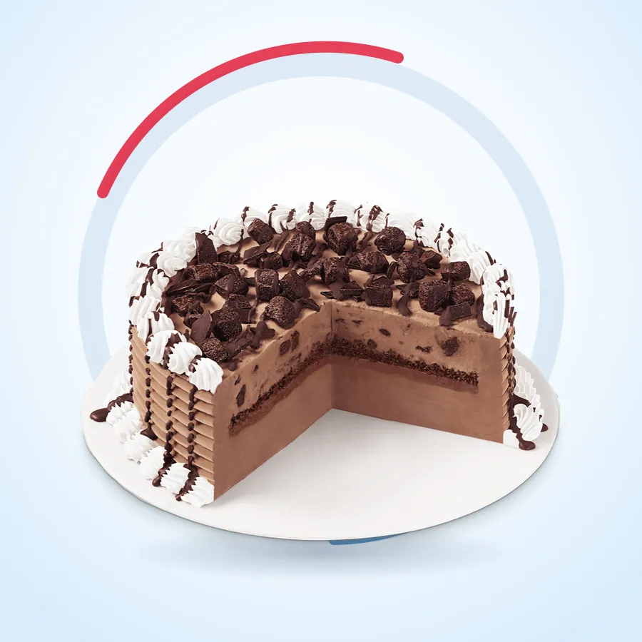 Choco Brownie Extreme Blizzard Cake on the Dairy Queen menu