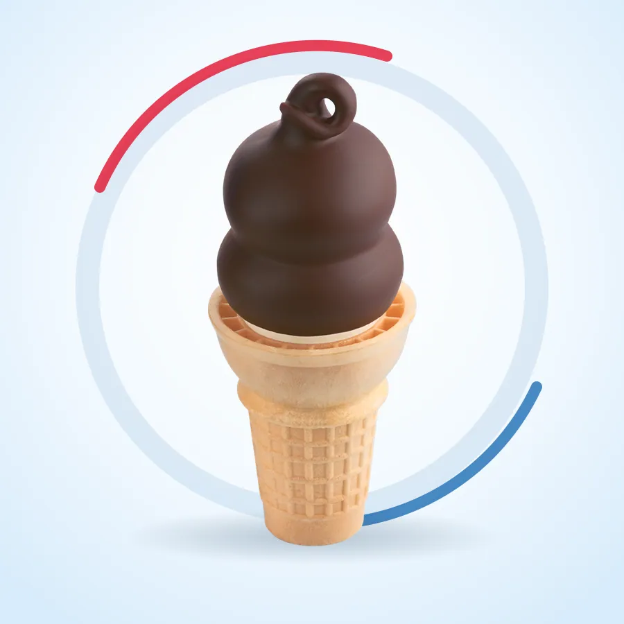 Chocolate Dipped Cone on the Dairy Queen menu