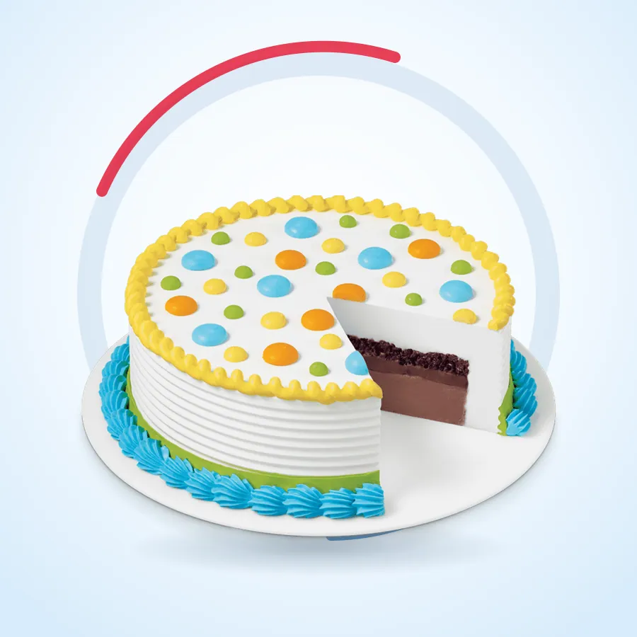 DQ Round Cake on the Dairy Queen menu