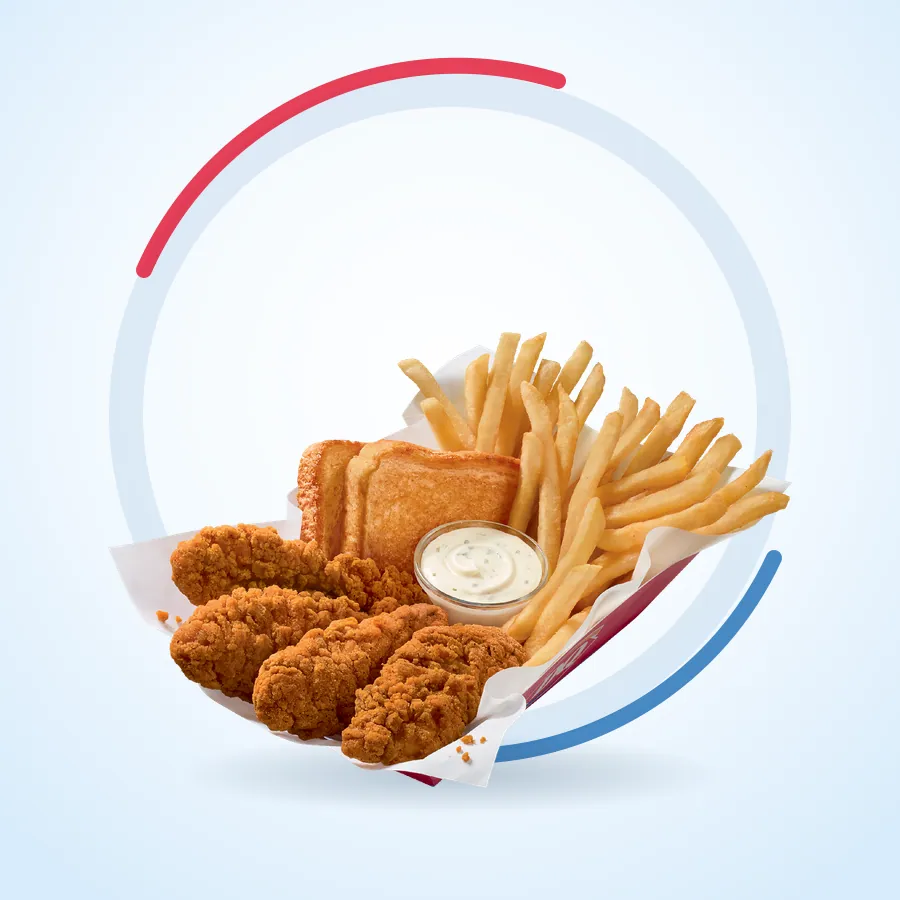 FlameThrower Chicken Strip Basket on the Dairy Queen menu