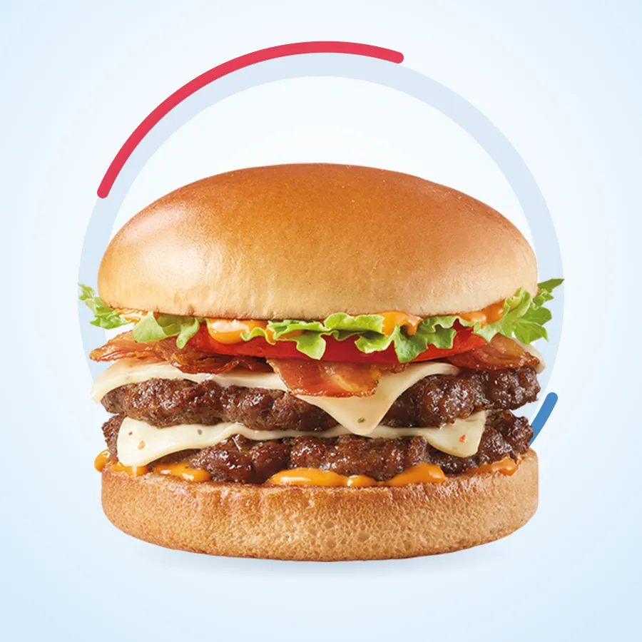 FlameThrower Stackburger on the Dairy Queen menu