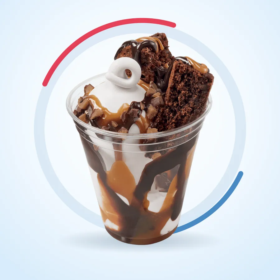 Heath Caramel Brownie Cupfection on the Dairy Queen menu