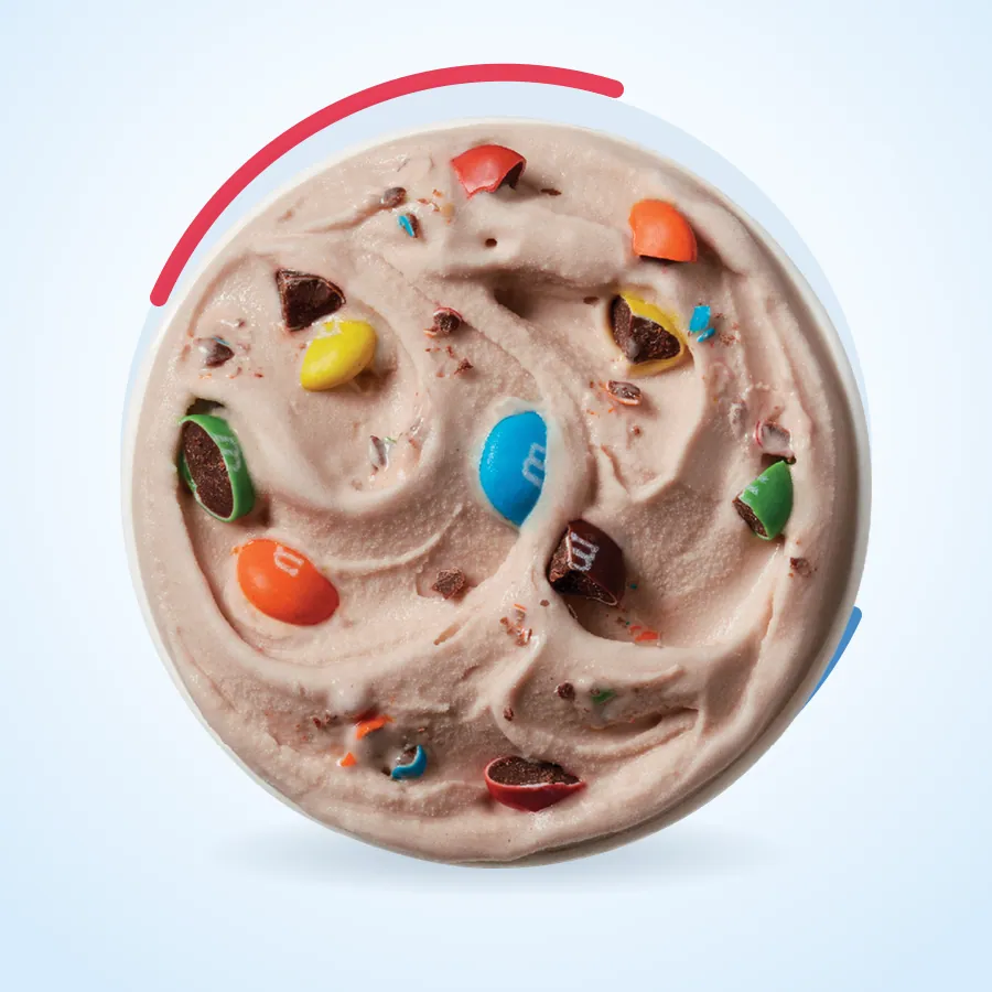M&M's Blizzard on the Dairy Queen menu