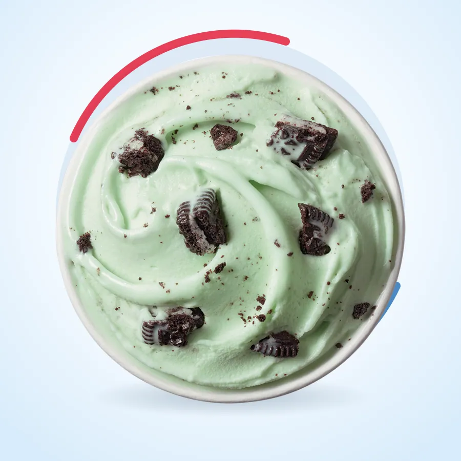 Mint OREO Blizzard on the Dairy Queen menu
