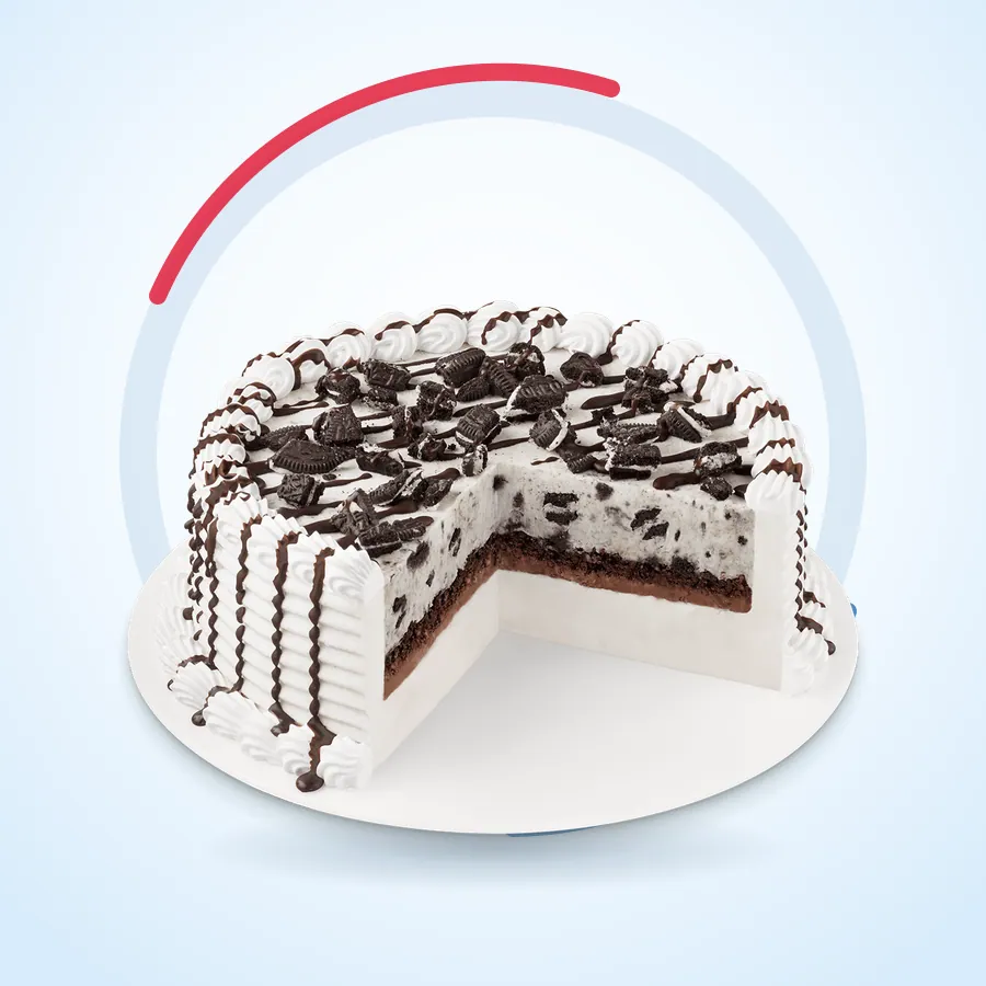 OREO Blizzard Cake on the Dairy Queen menu