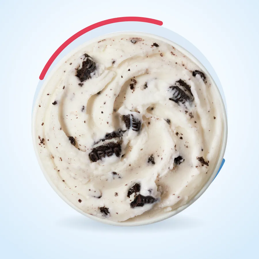 Oreo Cookie Blizzard Treat from the Dairy Queen menu