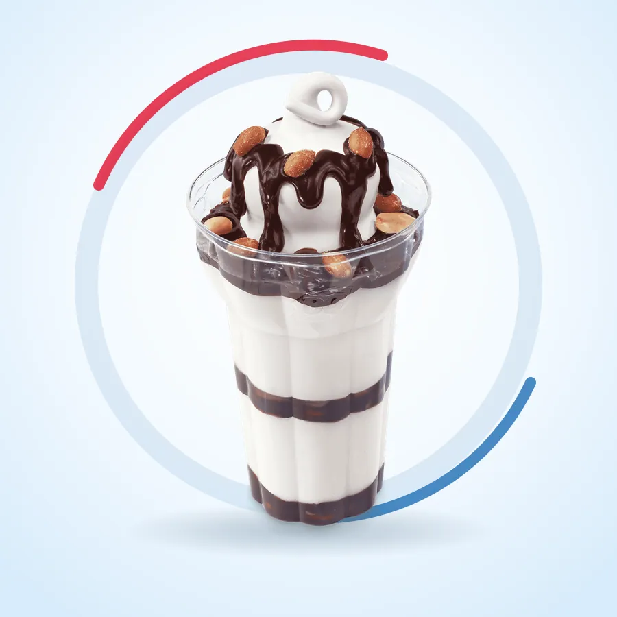 Peanut Buster Parfait on the Dairy Queen menu