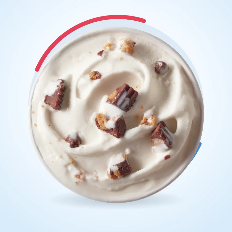 Reese's Peanut Butter Cup Blizzard on the Dairy Queen menu