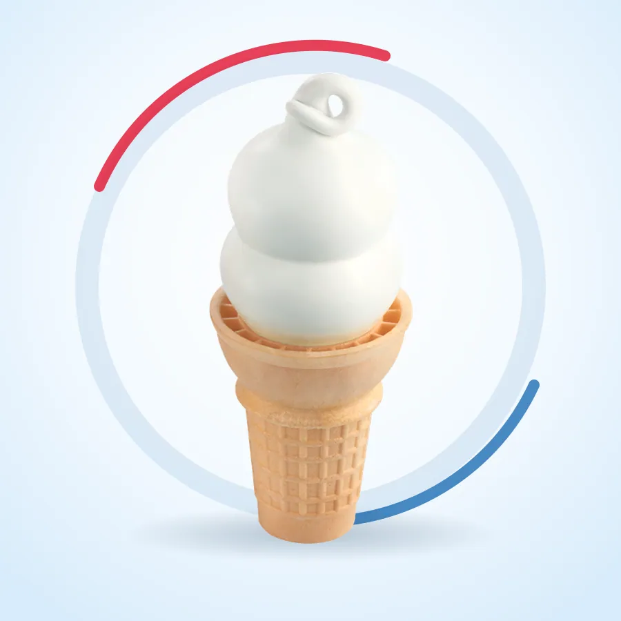 Vanilla Cone on the Dairy Queen menu