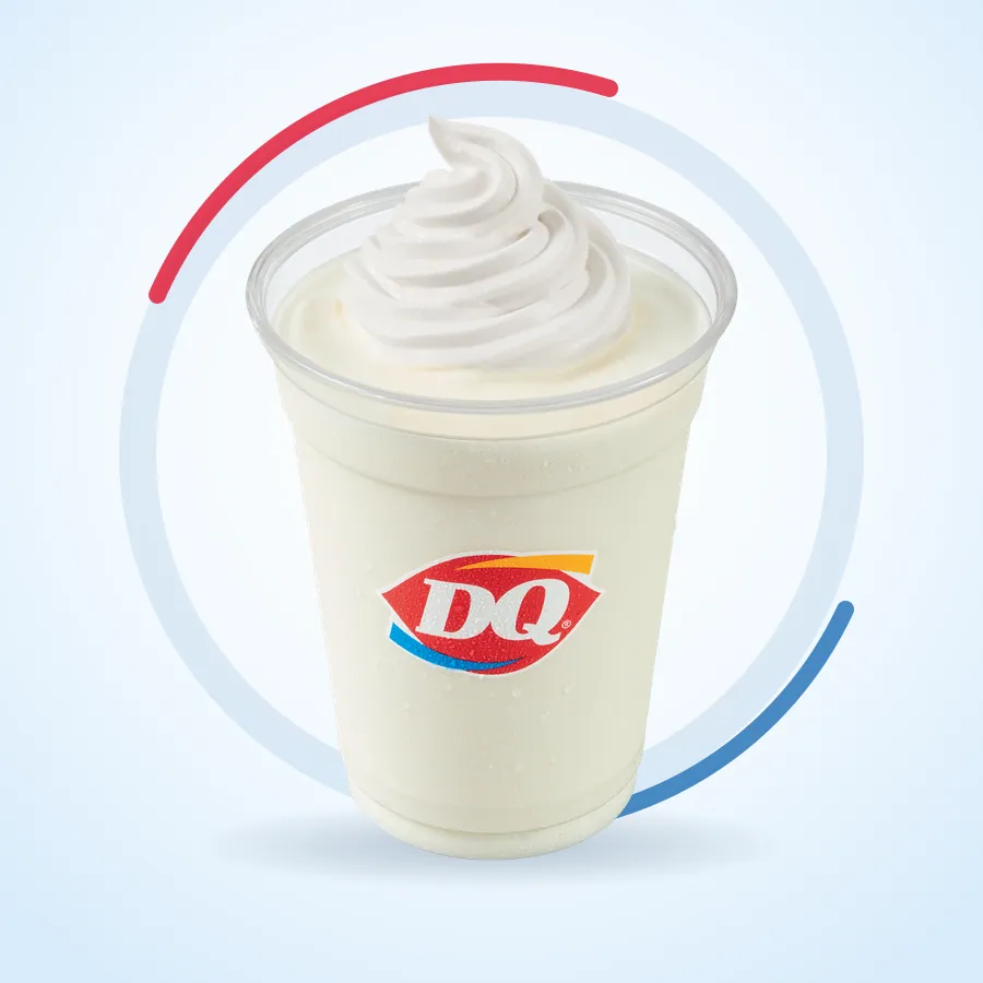 Vanilla Shake or Malt on the Dairy Queen menu